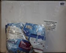 Fifteen packs of five Drench No Rinse Shampoo and Conditioning Caps.