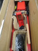 A boxed 400W Variable speed wood turning lathe (UK power adapter included).