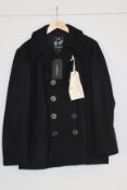 One as new Gloverall Admirality Black Peacoat size XS (MC3218EM-CPC).