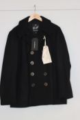 One as new Gloverall Admirality Black Peacoat size XS (MC3218EM-CPC).