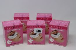 Twenty five as new Lades Eye Gel Patches (50 per pack).