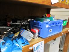 A large quantity of mainly as new drill/chisel bits and related to include DeWalt, Heller and