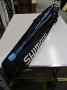 A Shimano Beast Master Margin 850b fishing pole.