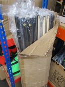 A large quantity of as new pub standard pool cues (Approximately 40).