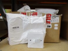 A quantity of as new double wall switches (Approximately 35).