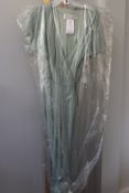 Two as new David's bridal mint long dress, 1 x size 12, 1 x size 8.