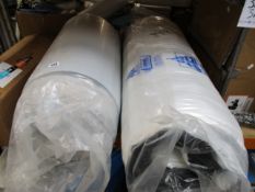 Two as new rolled mattresses (Size Unknown).