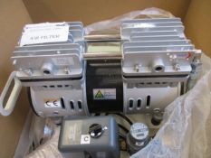 One boxed as new silent oil free air compressor (Model: TT51-22).