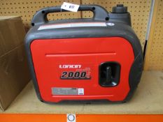 A pre-owned Loncin 2000i digital invertor generator.