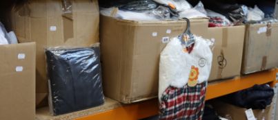 A quantity of as new clothing and related items.