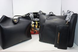 An Aldo Platici-88 bag, a Widow Hell and Back weekender bag (RRP $55) together with two Belissimo