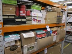 A large quantity of miscellaneous stationary and related items.