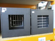 Two INB carbon/UV Air filter units (Sold for spares or repairs).