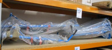 Four pairs of Silverline sack trucks.