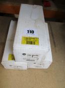 Three boxed Allen-Bradley 440E-L13042 Lifeline 4 Ropeswitch.