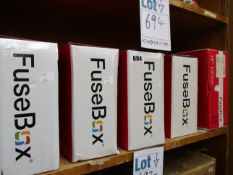 Five as new Fusebox 6 Way Main Switch Consumer Units with Type 2 SPD F1006MX.