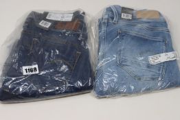 One women's as new G Star Midge Mid Straight jeans size 26/28. One women's as new G Star Lynn Mid