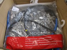 Ten as new various sized Quinton Hazell brake cables to include BC3588, BC3649 and BC3654.