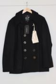 One as new Gloverall Admirality Black Peacoat size XS (MC3218EM-CPC).