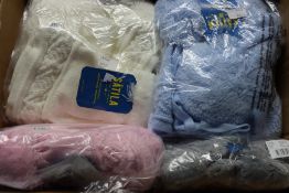 Six children's as new Satila Minnie hats in light grey (Sizes 39 and 45).