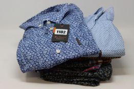 Nine men's as new Ben Sherman shirts in various styles, colours and sizes.