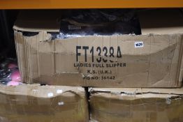 A quantity of as new slippers.