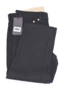 A pair of as new Belstaff long slim jeans in black (Size 28 - RRP £160).