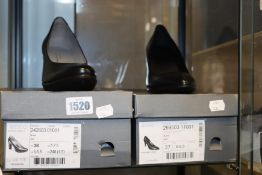 A pair of as new Ecco Sculptured 75 shoes (UK 7 - 7.5), and a pair of as new Ecco Shape 75 Pointy