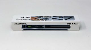 A boxed as new Akita HandyScan Scanner (Box opened).