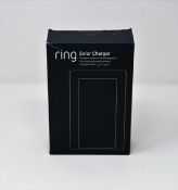 A pre-owned Ring Solar Charger for 2nd Generation Ring Doorbell (Boxed).