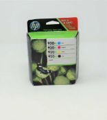 A boxed as new HP 920XL 4-pack High Yield Original Ink Cartridges in Black/Cyan/Magenta/Yellow