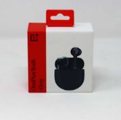 A pair of pre-owned OnePlus Buds True Wireless Bluetooth In-Ear Headphones with Charging Case in