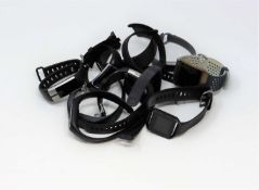 Twelve pre-owned fitness tracker bands to include Fitbit, MI and Garmin (Untested, sold as seen).
