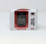 A boxed as new CatEye Velo Wireless Road Bike Computer (Model: CC-VT230W) (Box opened, some cosmetic