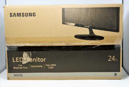 A boxed as new Samsung S24D330 24