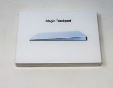 A boxed as new Apple Magic Trackpad 2 in White (Box sealed).
