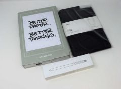A boxed as new reMarkable Paper Tablet (RM100), reMarkable Folio (RM302) Premium Leather in Graphite