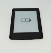 A pre-owned Amazon Kindle Paperwhite (DP75SDI) E-reader in Black (some cosmetic wear).