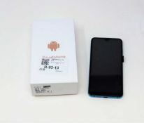 A boxed as new unbranded Android smartphone 256GB ROM 8GB RAM in Blue (Model :TC010-Mate30) (UK plug