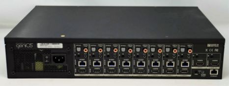 A boxed as new PhD Solutions 8X10 HDBaseT genius Matrix with 2 independent HDMI outlets (PoH)(IR)(