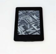 A pre-owned Amazon Kindle Paperwhite (DP75SDI) E-reader in Black (some cosmetic wear).