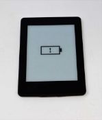 A pre-owned Amazon Kindle Paperwhite (DP75SDI) E-reader in Black (some cosmetic wear).