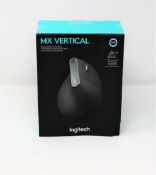 A boxed as new Logitech MX Vertical Ergonomic Wireless Mouse (box sealed).