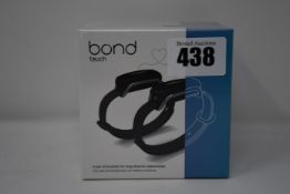 One pair of boxed as new Bond Touch smart bracelets (Bond002).
