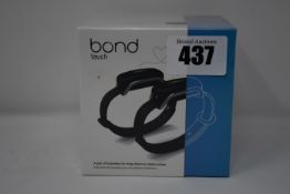One pair of boxed as new Bond Touch smart bracelets (Bond002).