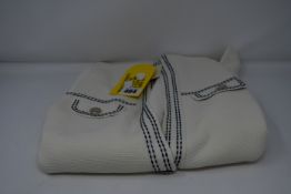 A ladies as new Maje Mollie cardigan with contrasting top stitching in ecru (Size: 0).