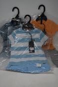 Seven junior infant as new Lyle & Scott outfits/sets (All 12 months).