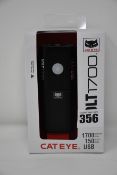 One boxed as new CatEye Volt 1700 LM remote control front light.