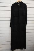 A ladies as new Malene Birger Mirante tiered dress in black (Size: 36).