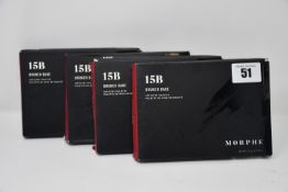 Four boxed as new Morphe 15B (Brunch Babe) eyeshadow palettes.